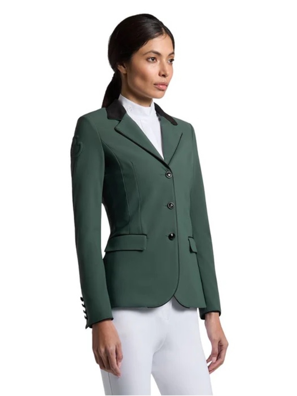Cavalleria Toscana Equestrian GP Riding Show Jacket - Jungle Green